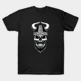 Viking pirate with black helmet T-Shirt